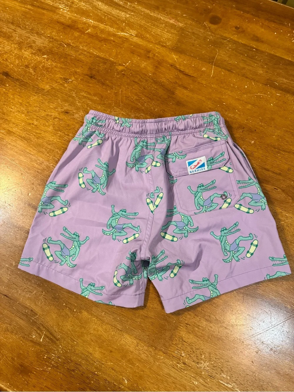 Bermies Boys Croc Ollie Swim Trunks size 8